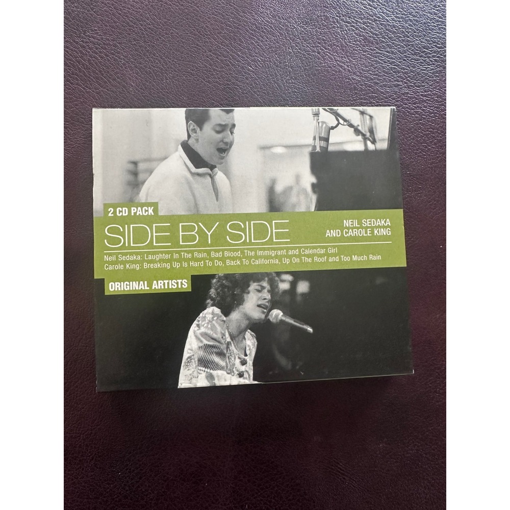 Neil Sedaka and Carole King Side By Side 2 CD Pack Original Artists